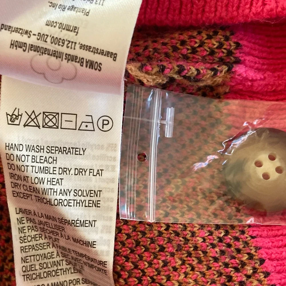 FARM Rio Pink Croco Pattern Cardigan - Picture 10 of 11